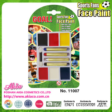 sport fans body art world cup national flag 3 color face-painting